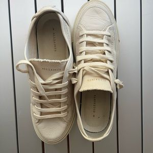 Allsaints Milla Platform Sneaker, Cream